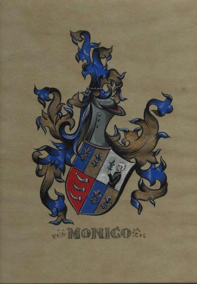 Rapporto genealogico dei Monico Castelai